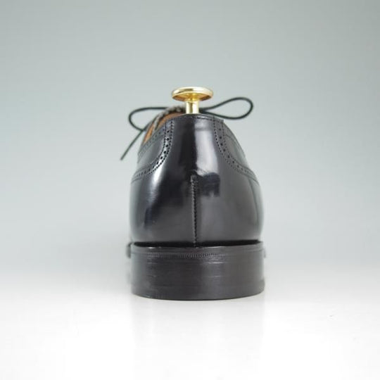 未使用★(英)チーニー 8.5F【貴重★バーニーズNY別注/BARNEYS NEWYORK】6184ラスト/セミブローグ/カーフ/黒/メンズ/CHEANEY★d503