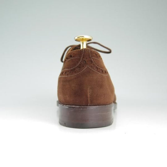 ★チャーチ 75F/UK7.5【貴重★アンテロープ革/REAL CAPE BUCK/旧チャーチ】BUCK/73ラスト/3都市ロゴ/スエード/フルブローグ/Church's★d505