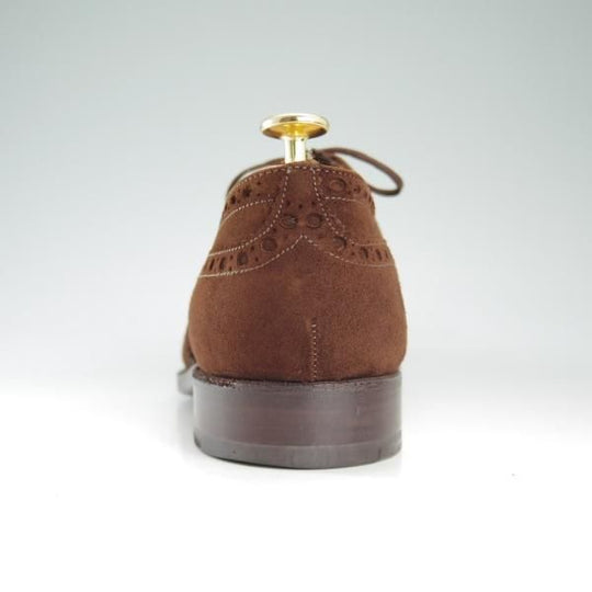 ★チャーチ 75F/UK7.5【貴重★アンテロープ革/REAL CAPE BUCK/旧チャーチ】BUCK/73ラスト/3都市ロゴ/スエード/フルブローグ/Church's★d505