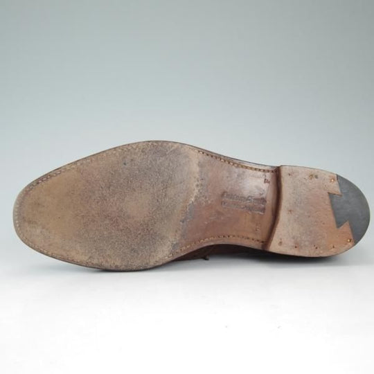 ★チャーチ 75F/UK7.5【貴重★アンテロープ革/REAL CAPE BUCK/旧チャーチ】BUCK/73ラスト/3都市ロゴ/スエード/フルブローグ/Church's★d505