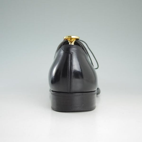 極上★LECOTT/レコット UK7程度【貴重★製作費15万円〜/ハンドソーンウェルテッド製法/ストレートチップ】カーフ/黒/メンズ/靴★d514