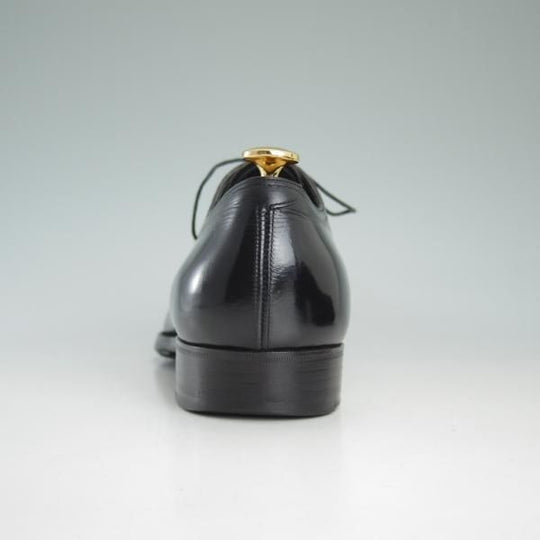 極上★LECOTT/レコット UK7程度【貴重★製作費15万円〜/ハンドソーンウェルテッド製法/ストレートチップ】カーフ/黒/メンズ/靴★d514