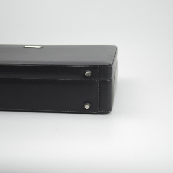 美品★バーバリー/Burberrys【貴重★アタッシュケース】メンズ ビジネス バッグ/レザー ブリーフケース/黒★N5327