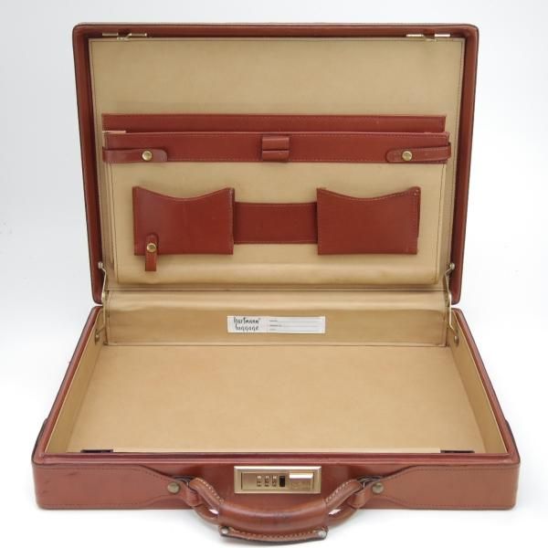 極上★(米)ハートマン/hartmann luggage【定価20万円以上★アタッシュケース】ベルティングレザー/メンズ レザー ビジネス バッグ★N5328