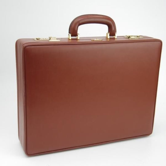 美品★(伊)バラスコリ/VALASCOLI【定価30万円程度★アタッシュケース】メンズ ビジネス バッグ/レザー ブリーフケース/茶★N5329