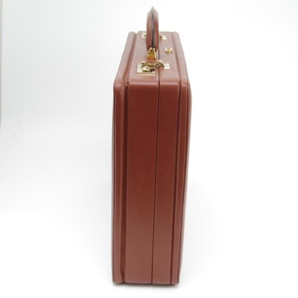 ★valascoli★アタッシュケース ブラウン 茶 本革 ビジネスバッグ 美品☆(伊)バラスコリ/VALASCOLI【定価30万円程度