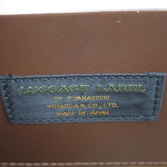 極上★吉田カバン/LUGGAGE LABEL【貴重★ミュージックバッグ】茶/メンズ ビジネス バッグ/ラゲッジレーベル★N5332