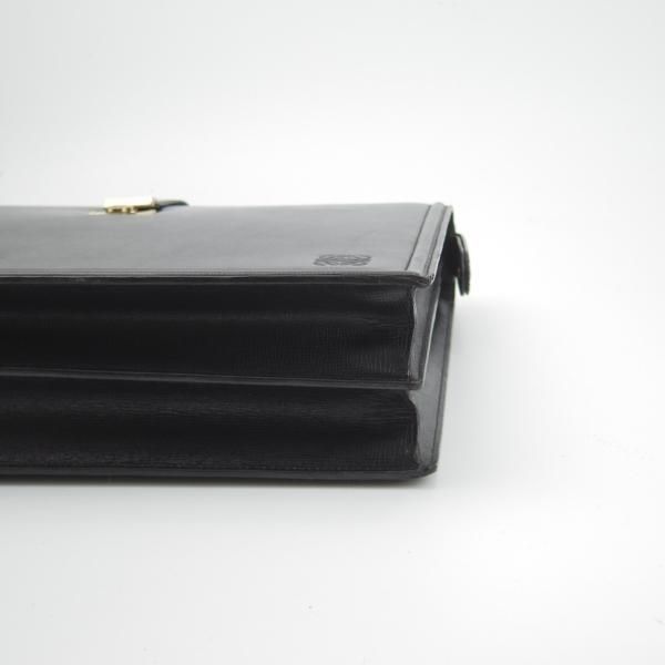 美品★ロエベ/LOEWE【高額★ダレスバッグ】メンズ ビジネス バッグ/黒/レザー ブリーフケース★N5334