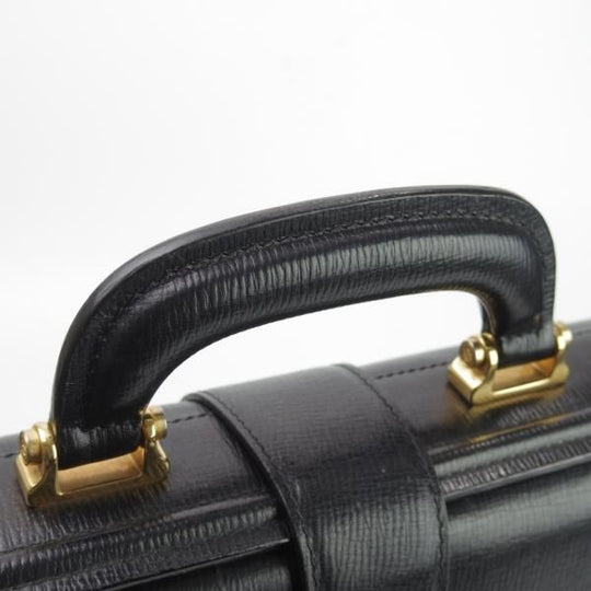 美品★ロエベ/LOEWE【高額★ダレスバッグ】メンズ ビジネス バッグ/黒/レザー ブリーフケース★N5334