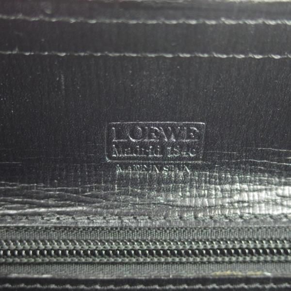 美品★ロエベ/LOEWE【高額★ダレスバッグ】メンズ ビジネス バッグ/黒/レザー ブリーフケース★N5334