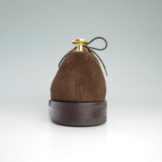 極上★ロイドフットウェア 7.5E【ダイナイトソール仕様★(英)バーカー製】Vシリーズ/フルブローグ/スエード/濃茶/Lloyd Footwear★d525