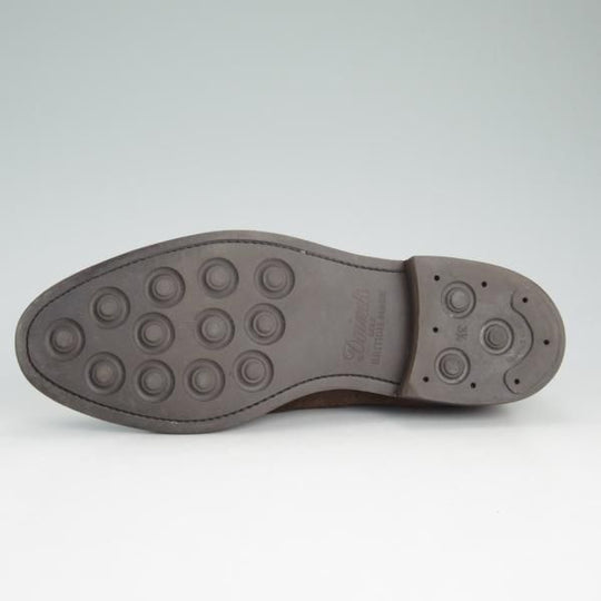 極上★ロイドフットウェア 7.5E【ダイナイトソール仕様★(英)バーカー製】Vシリーズ/フルブローグ/スエード/濃茶/Lloyd Footwear★d525