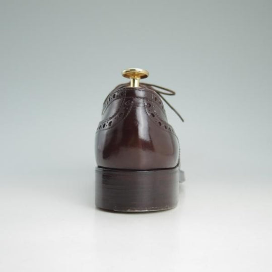 新品★(東欧)ゲオルグ・マテルナ UK6.5程度/SIZE 40【定価20万円程度★フルブローグ】カーフ/濃茶/メンズ/GEORG MATERNA★d526