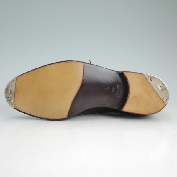 新品★(東欧)ゲオルグ・マテルナ UK6.5程度/SIZE 40【定価20万円程度★フルブローグ】カーフ/濃茶/メンズ/GEORG MATERNA★d526