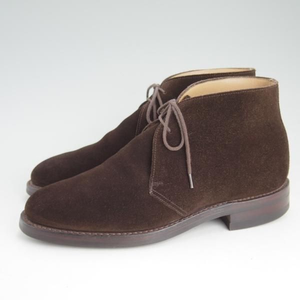 美品★クロケット&ジョーンズ 5.5E【ダイナイトソール仕様★チャートシー/CHERTSEY】224ラスト/チャッカブーツ/Crockett&Jones★d527