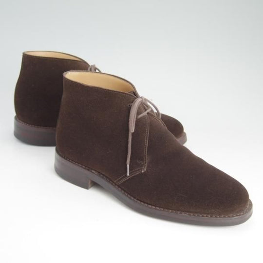 美品★クロケット&ジョーンズ 5.5E【ダイナイトソール仕様★チャートシー/CHERTSEY】224ラスト/チャッカブーツ/Crockett&Jones★d527