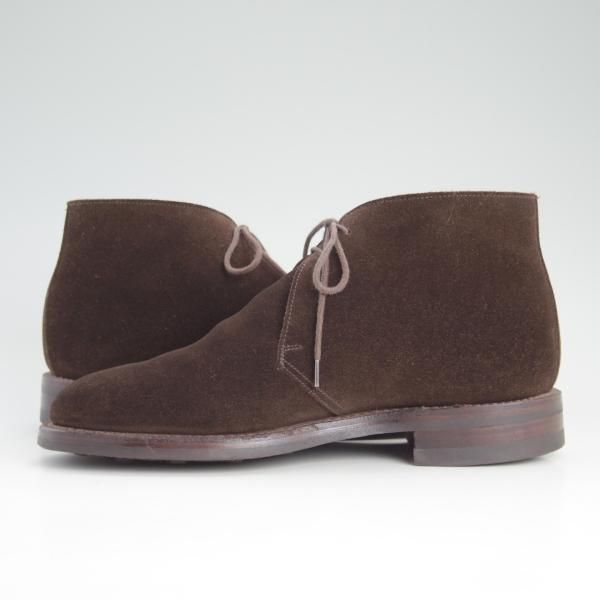 美品★クロケット&ジョーンズ 5.5E【ダイナイトソール仕様★チャートシー/CHERTSEY】224ラスト/チャッカブーツ/Crockett&Jones★d527
