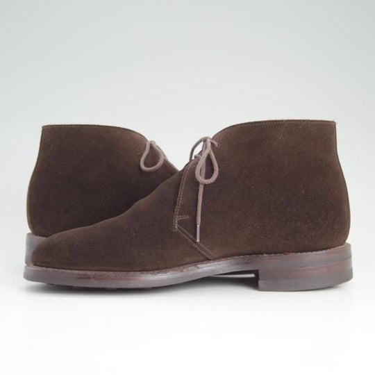 美品★クロケット&ジョーンズ 5.5E【ダイナイトソール仕様★チャートシー/CHERTSEY】224ラスト/チャッカブーツ/Crockett&Jones★d527