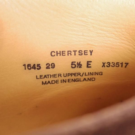 美品★クロケット&ジョーンズ 5.5E【ダイナイトソール仕様★チャートシー/CHERTSEY】224ラスト/チャッカブーツ/Crockett&Jones★d527