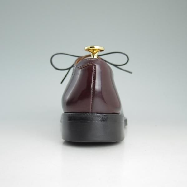 美品★メイカーズ SIZE 6.5【定価￥99,360-★コードバン仕様/プレーントゥ】PLANESHOES/CDVN-08/バーガンディー/Makers★d528