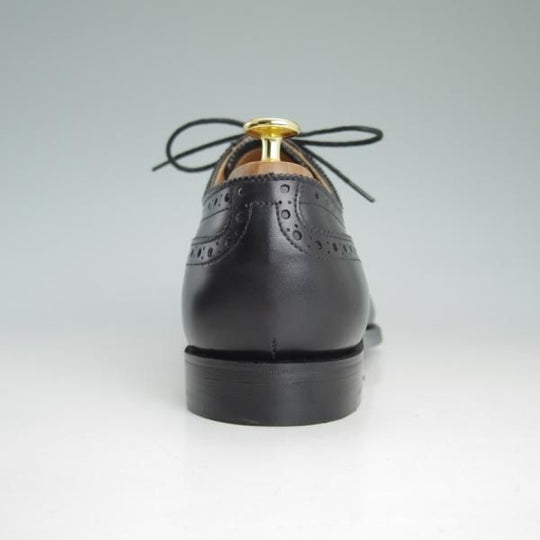 新品★(英)グレンソン 8.5F【定価￥73,440-★セミブローグ】カーフ/黒/メンズ/GRENSON★d530