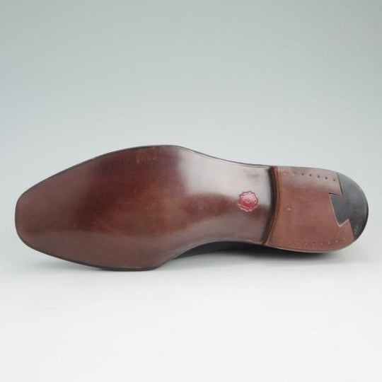 新品★(英)グレンソン 8.5F【定価￥73,440-★セミブローグ】カーフ/黒/メンズ/GRENSON★d530