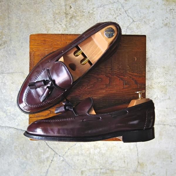 オールデン　ブルックスブラザーズ タッセルローファー8E 極美品　コードバン ALDEN オールデン コードバン ブルックスブラザーズ タッセル