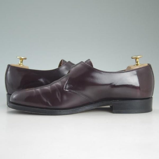 美品★(英)アルフレッドサージェント UK7程度【★モンクストラップ/ELSTEAD】ポリッシュレザー/赤茶/サージェント/Alfred Sargent★d535