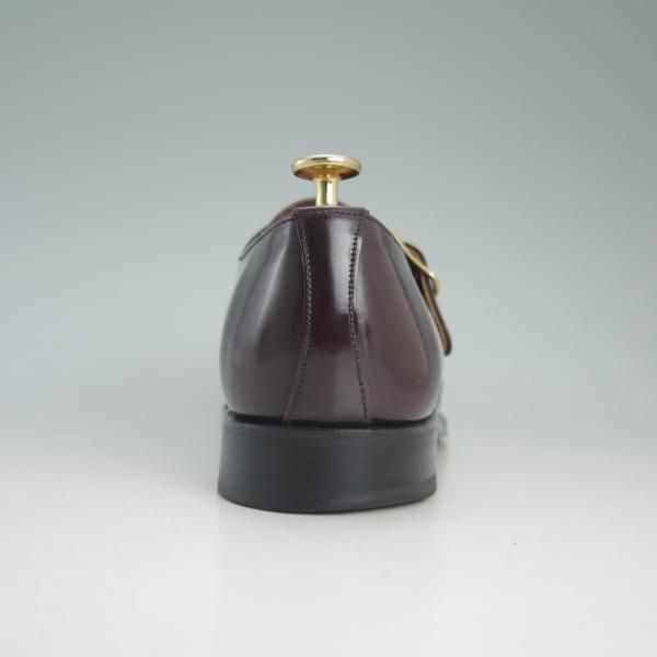 美品★(英)アルフレッドサージェント UK7程度【★モンクストラップ/ELSTEAD】ポリッシュレザー/赤茶/サージェント/Alfred Sargent★d535