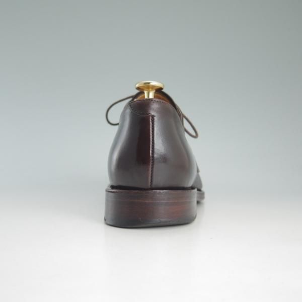 極上★パラブーツ SIZE 6【貴重★レザーソールのホールカット/WAGRAM】カーフ/濃茶/メンズ/Paraboot★d538