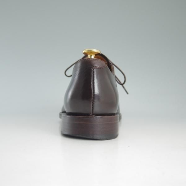 極上★パラブーツ SIZE 6【貴重★レザーソールのホールカット/WAGRAM】カーフ/濃茶/メンズ/Paraboot★d538