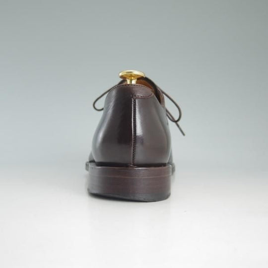 極上★パラブーツ SIZE 6【貴重★レザーソールのホールカット/WAGRAM】カーフ/濃茶/メンズ/Paraboot★d538