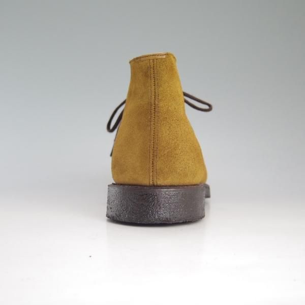 美品★チャーチ 85F/UK8.5【貴重★マラッカ色/RYDER/ライダー】81ラスト/4都市ロゴ/チャッカブーツ/スエード/茶/メンズ/Church's★d539