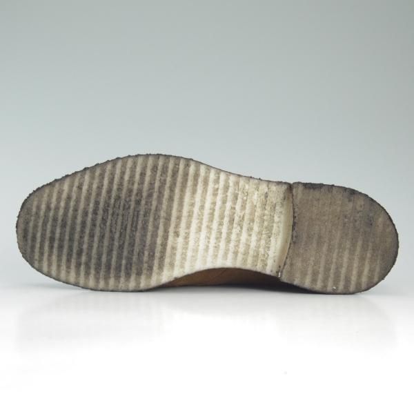 美品★チャーチ 85F/UK8.5【貴重★マラッカ色/RYDER/ライダー】81ラスト/4都市ロゴ/チャッカブーツ/スエード/茶/メンズ/Church's★d539