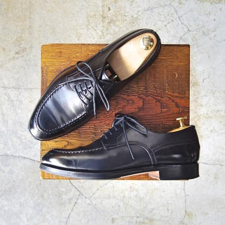 極上★(スペイン製)CARMINA/カルミナ SIZE 6.5【★Uチップ/カーフ】724/黒/メンズ★d540