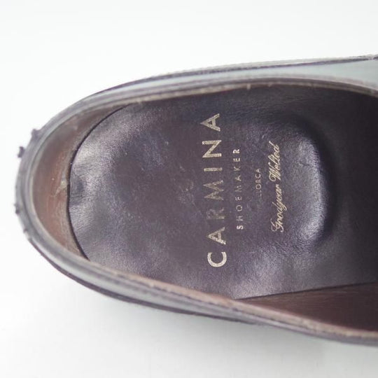 極上★(スペイン製)CARMINA/カルミナ SIZE 6.5【★Uチップ/カーフ】724/黒/メンズ★d540