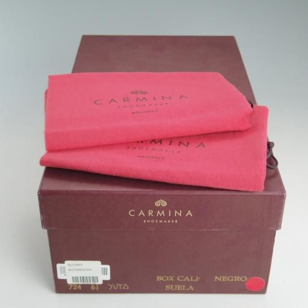 極上★(スペイン製)CARMINA/カルミナ SIZE 6.5【★Uチップ/カーフ】724/黒/メンズ★d540