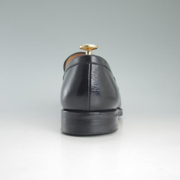 極上★(スペイン製)YANKO/ヤンコ SIZE 25.5【★グッドイヤーウェルテッド製法/コインローファー】104027/カーフ/黒/メンズ★d541