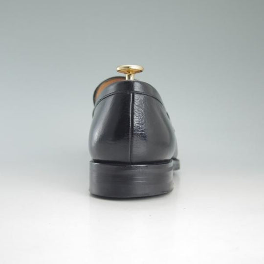 極上★(スペイン製)YANKO/ヤンコ SIZE 25.5【★グッドイヤーウェルテッド製法/コインローファー】104027/カーフ/黒/メンズ★d541