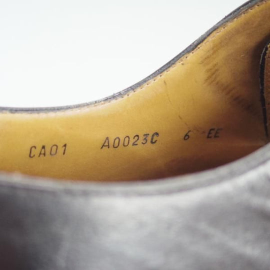 極上★(伊)エルメネジルド・ゼニア 6EE【上級★ナポリクチュール/ブラックラピド製法/Napoli Couture】メンズ/Ermenegildo Zegna★d543