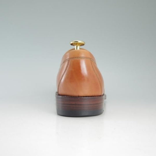 極上★(伊)エルメネジルド・ゼニア SIZE 6.5【グッドイヤーウェルテッド製法★コインローファー】茶/メンズ/靴/Ermenegildo Zegna★d544