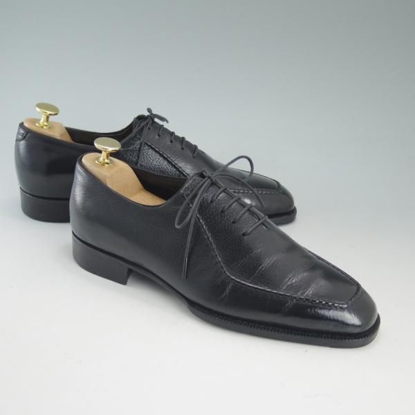 極上★(伊)エンツォボナフェ SIZE 39【ビームス別注★ハンドソーンウェルテッド製法/九分仕立て】黒/ボナフェ/Enzo Bonafe★d545