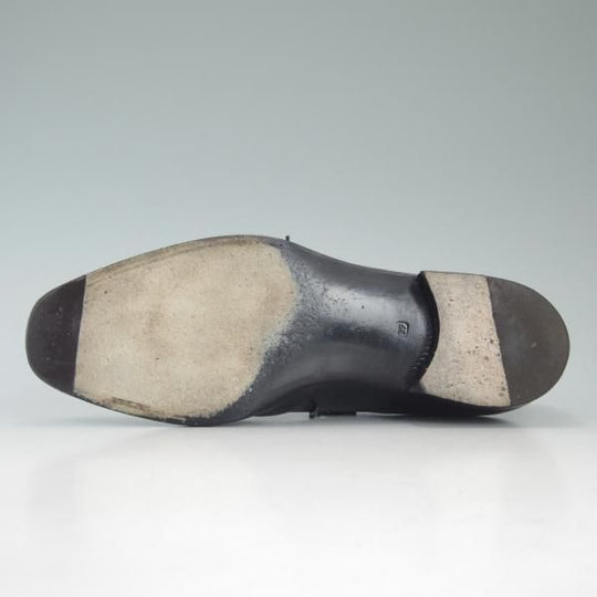 極上★(伊)エンツォボナフェ SIZE 39【ビームス別注★ハンドソーンウェルテッド製法/九分仕立て】黒/ボナフェ/Enzo Bonafe★d545