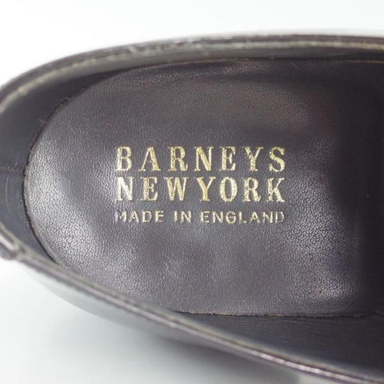 極上★(英)テクニック製 8E【貴重★BARNEYS NEWYORK別注/英国製ライン】パテント/黒/メンズ/靴/シューズ/バーニーズNY/technic★d546