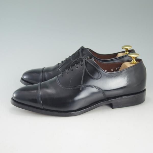 美品★(米)アレンエドモンズ 7C【定価￥74,520★パークアベニュー/Park Avenue】ストレートチップ/カーフ/黒/メンズ/ALLEN EDMONDS★d547