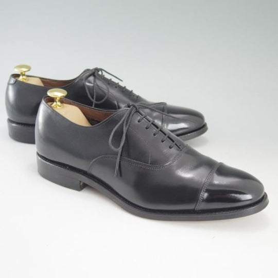 美品★(米)アレンエドモンズ 7C【定価￥74,520★パークアベニュー/Park Avenue】ストレートチップ/カーフ/黒/メンズ/ALLEN EDMONDS★d547