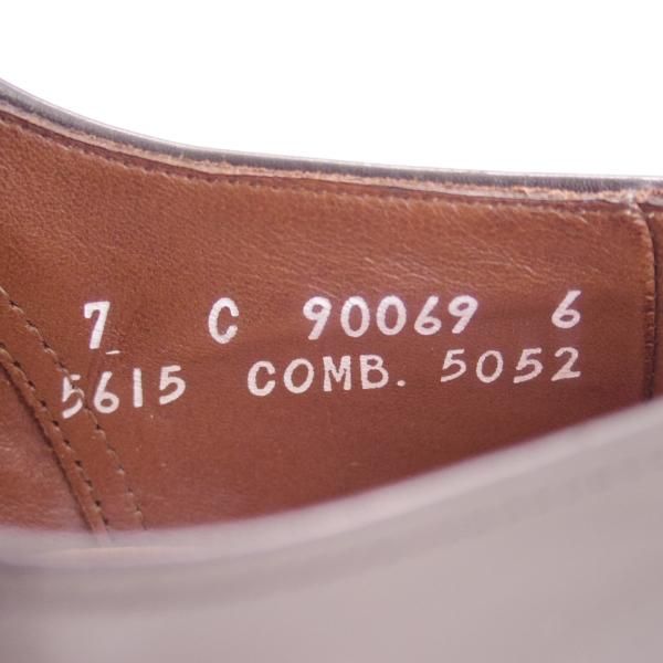 美品★(米)アレンエドモンズ 7C【定価￥74,520★パークアベニュー/Park Avenue】ストレートチップ/カーフ/黒/メンズ/ALLEN EDMONDS★d547