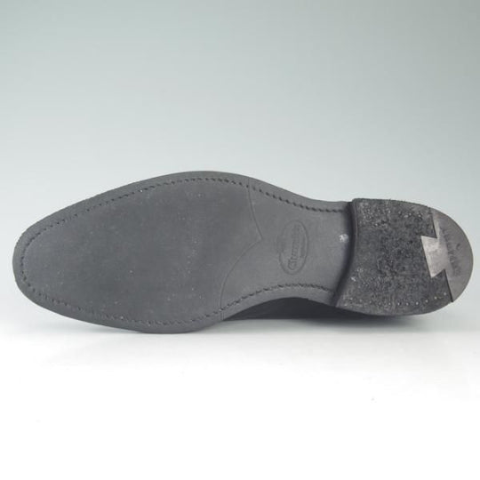 極上★チャーチ 80G/UK8【★Burton/108ラスト/FLEX CONSTRUCTION】バートン/フルブローグ/カーフ/黒/メンズ/Church's★d550