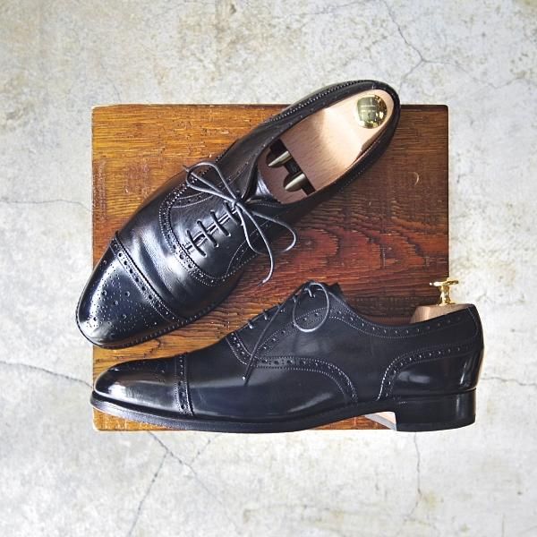 極上☆(英)チーニー製 UK7/US7.5D【貴重☆89ラスト/ROYAL TWEEDライン