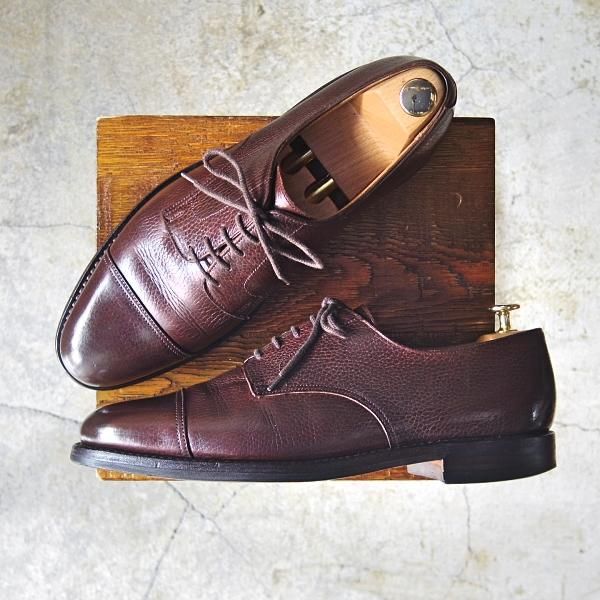 極上★クロケット&ジョーンズ UK9.5/US10D【★ブルックスブラザーズ別注/Peal&co】ストレートチップ/メンズ/シューズ/Crockett&Jones★d553